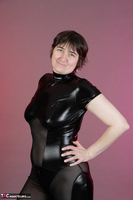 Hot Milf. Black Fetish Suit Free Pic 5