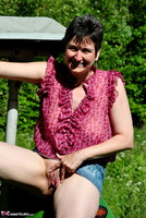 Hot Milf. Stripping On The Tractor Free Pic 14