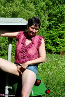Hot Milf. Stripping On The Tractor Free Pic 15