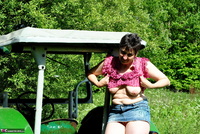 Hot Milf. Stripping On The Tractor Free Pic 18