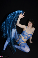 Hot Milf. Blue Lingerie Free Pic 11