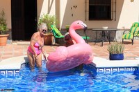 Melody. Poolside With Randy Raz Pt1 Free Pic 15