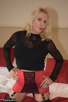 Emerald. Emerald's Red Pencil Skirt Free Pic 15