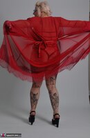 Mollie Foxxx. Red Dress & Lingerie Free Pic 18