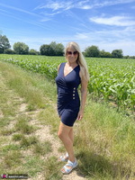 Sweet Susi. Flashing In My Blue Dress Free Pic 1