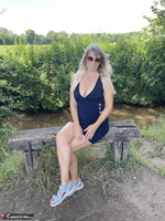Sweet Susi. Flashing In My Blue Dress Free Pic 6