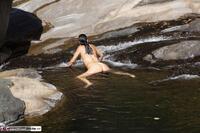 Roxeanne. Getting naked at the waterfall Free Pic 10