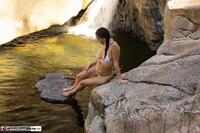 Roxeanne. Getting naked at the waterfall Free Pic 19