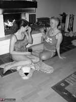 Tiffany Pearl. Fireside Lesbo Fun Pt1 Free Pic 3