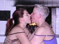 Tiffany Pearl. Fireside Lesbo Fun Pt2 Free Pic 2