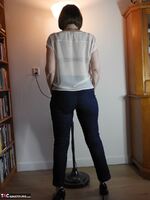 Kat Kitty. Leather Trousers Free Pic 3