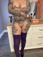 Inked MILF. My Little Purple Number Free Pic 18