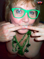 Busty Bliss. Big Boobie Shamrock Shakes Free Pic 14
