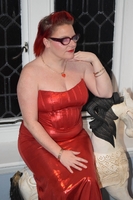 Mollie Foxxx. Posh Red Dress Free Pic 5