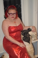Mollie Foxxx. Posh Red Dress Free Pic 6