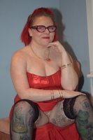 Mollie Foxxx. Posh Red Dress Free Pic 17