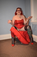 Mollie Foxxx. Posh Red Dress Free Pic 18