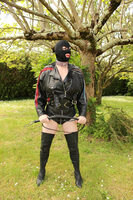 Mary Bitch. Hooded Slut In Black Boots Free Pic 1