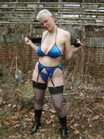 Tiffany Pearl. Blue Undies Flashing Free Pic 9