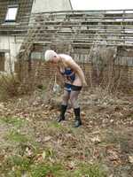 Tiffany Pearl. Blue Undies Flashing Free Pic 10