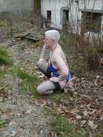 Tiffany Pearl. Blue Undies Flashing Free Pic 14