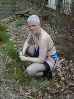 Tiffany Pearl. Blue Undies Flashing Free Pic 15