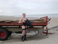 Tiffany Pearl. Beach Boots Babe Flashing Pt2 Free Pic 7