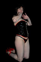 Hot Milf. PVC Dress Free Pic 15