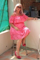 Melody. My Pink Cocktail Dress At The Bar Pt1 Free Pic 2