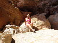 Sweet Susi. Sexy Beach Girl On The Cliff Free Pic 2