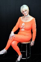 Sparkle. Bright Orange Body Suit Free Pic 5