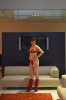 Hot Milf. Dildo Fun In The Hotel Foyer Free Pic 2