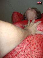 Busty Bliss. Red Shoulders BJ Free Pic 5