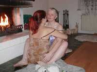 Tiffany Pearl. Romantic Fireplace Lesbo Fun Pt1 Free Pic 19