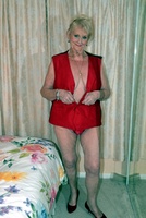 Sparkle. Granny Sparkle Shows Off Her Fantastic Body In Waist Coat and Panties Free Pic 6