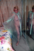 Sparkle. Hot granny Sparkle in a see through night dress Free Pic 1