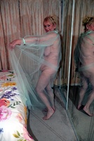 Sparkle. Hot granny Sparkle in a see through night dress Free Pic 5