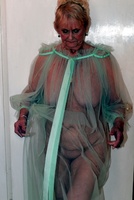 Sparkle. Hot granny Sparkle in a see through night dress Free Pic 11