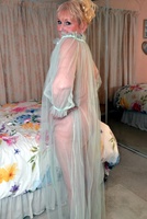 Sparkle. Hot granny Sparkle in a see through night dress Free Pic 20
