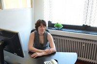 Hot Milf. Bored In The Office Free Pic 1