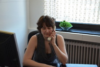 Hot Milf. Bored In The Office Free Pic 3
