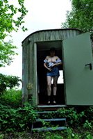 Hot Milf. Exhibiting On The Construction Trailer Free Pic 12