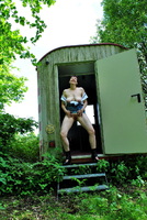 Hot Milf. Exhibiting On The Construction Trailer Free Pic 18