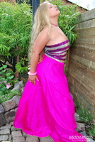 Luscious Models. Curvy Blonde Meile Upskirt Free Pic 5