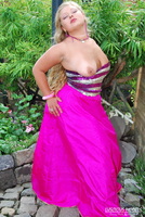 Luscious Models. Curvy Blonde Meile Upskirt Free Pic 7
