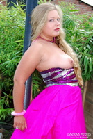 Luscious Models. Curvy Blonde Meile Upskirt Free Pic 9