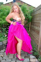 Luscious Models. Curvy Blonde Meile Upskirt Free Pic 10