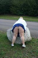 Lexie Cummings. Lexie Flashes Her Arse Free Pic 1