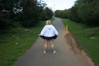 Lexie Cummings. Lexie Flashes Her Arse Free Pic 3