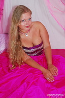 Luscious Models. Meile's Pink Dress Striptease Pt1 Free Pic 2